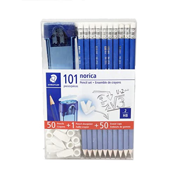 Staedtler Pencils Norica Graphite HB2 Graphic 101 Piece 50 Pencils + 1