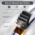 thumbnail image 4 of Wowow Chrome Double Handle High-Arc Widespread Deck Mounted kitchen faucet filter for kitchen sink With Side Spray in Brass, 4 of 7