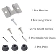 thumbnail image 3 of Dart Board Mounting Bracket Set Hanging Wall Hook Dartboard Mounting Bracket Kit Dart Fixing Bracket Hardware Kit, 3 of 8