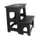 thumbnail image 3 of Taburete de 2 escalones, taburete plegable para lavado de coches, taburete de dos escalones, taburete plegable para baño, inodoro, RV, cocina, adultos, 3 of 8