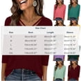 thumbnail image 2 of CYMMPU Women's Summer Solid Color Crew Neck Short Sleeve Blouse, Casual Lightweight Breathable Summer Top Green M, 2 of 6