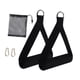 thumbnail image 1 of 2 piezas de banda de resistencia de agarre de entrenamiento, correa de nailon, accesorios de entrenamiento con broche Negro, 1 of 9