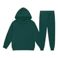 thumbnail image 3 of Tiijoy Big Girls Casual Active Outfits Pullover Hoodie Sweatpants Set, Sizes 7-8, 3 of 3