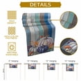 thumbnail image 5 of Blue Pumpkin Table Runner, Autumn Thanksgiving Kitchen Dining Table Decoration for Home Party Decor 13x48 Inches, 5 of 9