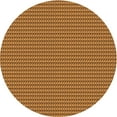 thumbnail image 1 of Ahgly Company Machine Washable Indoor Round Transitional Mahogany Brown Area Rugs, 5' Round, 1 of 7