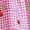 Pink, variant on Womens Pink Gingham & Cherry Print Tiered Ruffle Slip Dress For Vacation