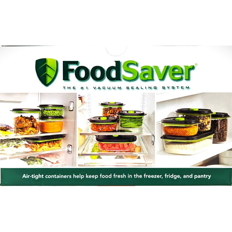 Food Saver Fresh Saver 2 Pack Vacuum Storage Containers 1/2 Quart Size -  New!