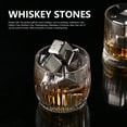 thumbnail image 4 of 4PCS Whiskey Stones High Cooling Technology, Reusable Ice Cubes,Stainless Steel Whisky Rocks Ice Cube Harmless Reusable Rocks with Storage Box for Birthday Valentine, 4 of 5