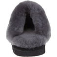 thumbnail image 3 of BEARPAW Women's Loki Multiple Colors Women's Slippers Women's Shoe Comfortable & Light-Weight 9.5 Black/Grey, 3 of 7