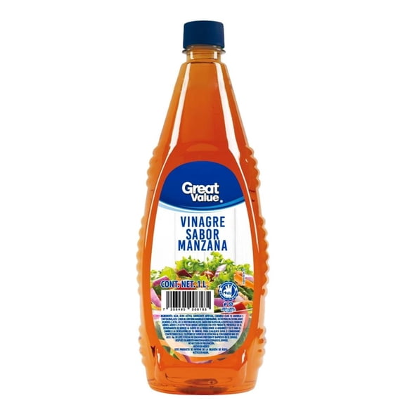 Vinagre Great Value manzana 1 l