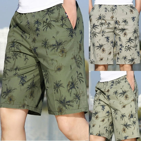 ZZwxWA Mens Workout Shorts Cool Your Life Holiday Beach Clothing Elastic Workwear Sports Drawstring Pants Casual Male Shorts Plus Size Quick-Dry Trousers Breathable Summer Printed Short Pants