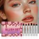thumbnail image 1 of Fiudx Goma En Crema, Polvo de Color Instantáneo, Líquido Flash Fino de Larga Duración, Rubor Labial Que No Se Apelmaza, Maquillaje para Llevar, Ideal para Viajes, 6 Opciones de Color, 1 of 7