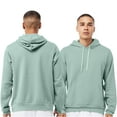 thumbnail image 4 of BELLA + CANVAS Unisex Fleece Hoodie Sweatshirt, 52/48 Cotton/Polyester Winter Long sleeve Pullover (Asphalt , M), 4 of 8