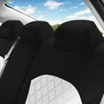 thumbnail image 4 of For 2019-2024 Kia Forte FH Group Neoprene Custom Fit Waterproof Car Seat Covers - Rear Set White, 4 of 7