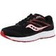 thumbnail image 1 of Zapatillas Saucony Cohesion 13 Hombre Negro Rojo Talla 10 M US, 1 of 7