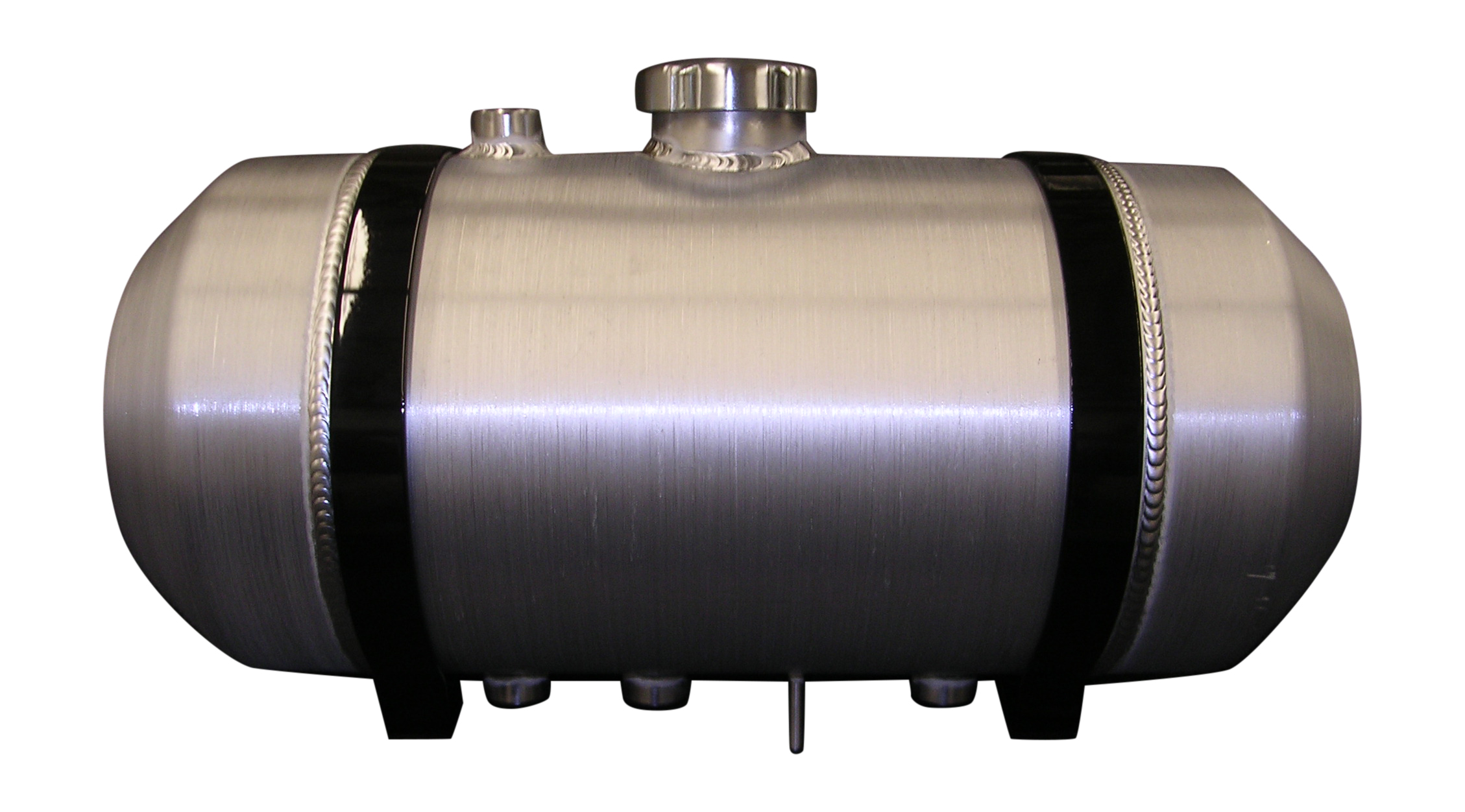 Tractor Pull 1/4 NPT 8x20.5 End Fill Round Spun Aluminum Fuel Cell/Gas