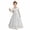 White, variant on French Style White One Shoulder Dress - Gentle Elegant Gown for Girls 8-13 Years , Formal Party Dress for Summer and Events