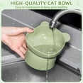 thumbnail image 3 of 4Pcs Cat Bowl Anti Vomiting Raised Cat Bowls Ergonomic Tilted Cat Bowl Expedient, 3 of 6