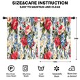 thumbnail image 2 of Blackout Kids Curtains,Pioneer Flower Floral Print Pattern Childrens Insulated Curtains Set Of 2,Bedroom Essentials,Toddler Room Decor 42"x54", 2 of 5