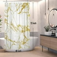 thumbnail image 3 of Nature Landscape Shower Curtain Summer Forest River Jungle Waterfall Lake Window Scenery Shower Curtains Decorative for Bathroom Waterproof Fabric Shower Curtain with Hooks 48x72 Inches, 3 of 7