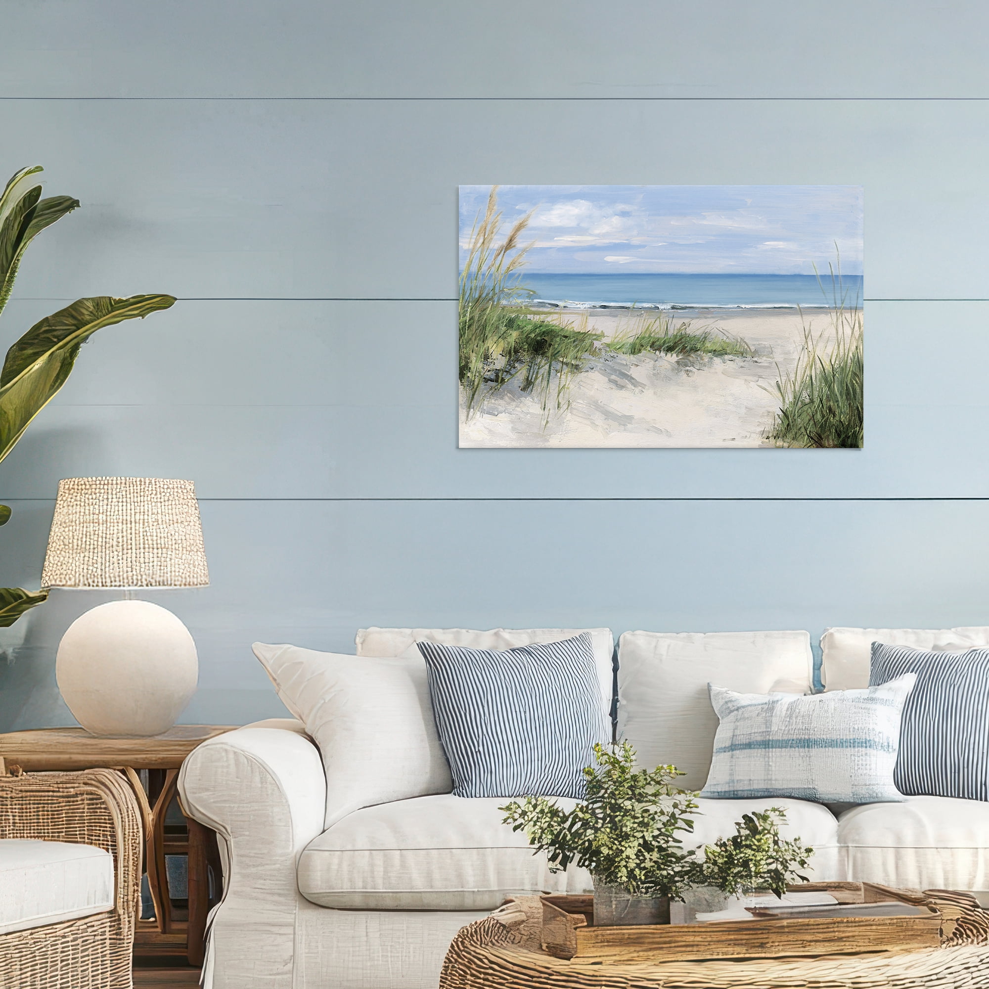 Stupell Industries Tall Grasses by Beach Coast Canvas Wall Art, design by Sally Swatland