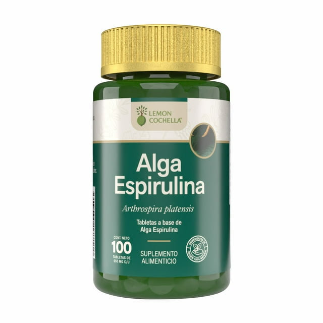 Alga espirulina tabletas a base de alga espirulina 100 tabs