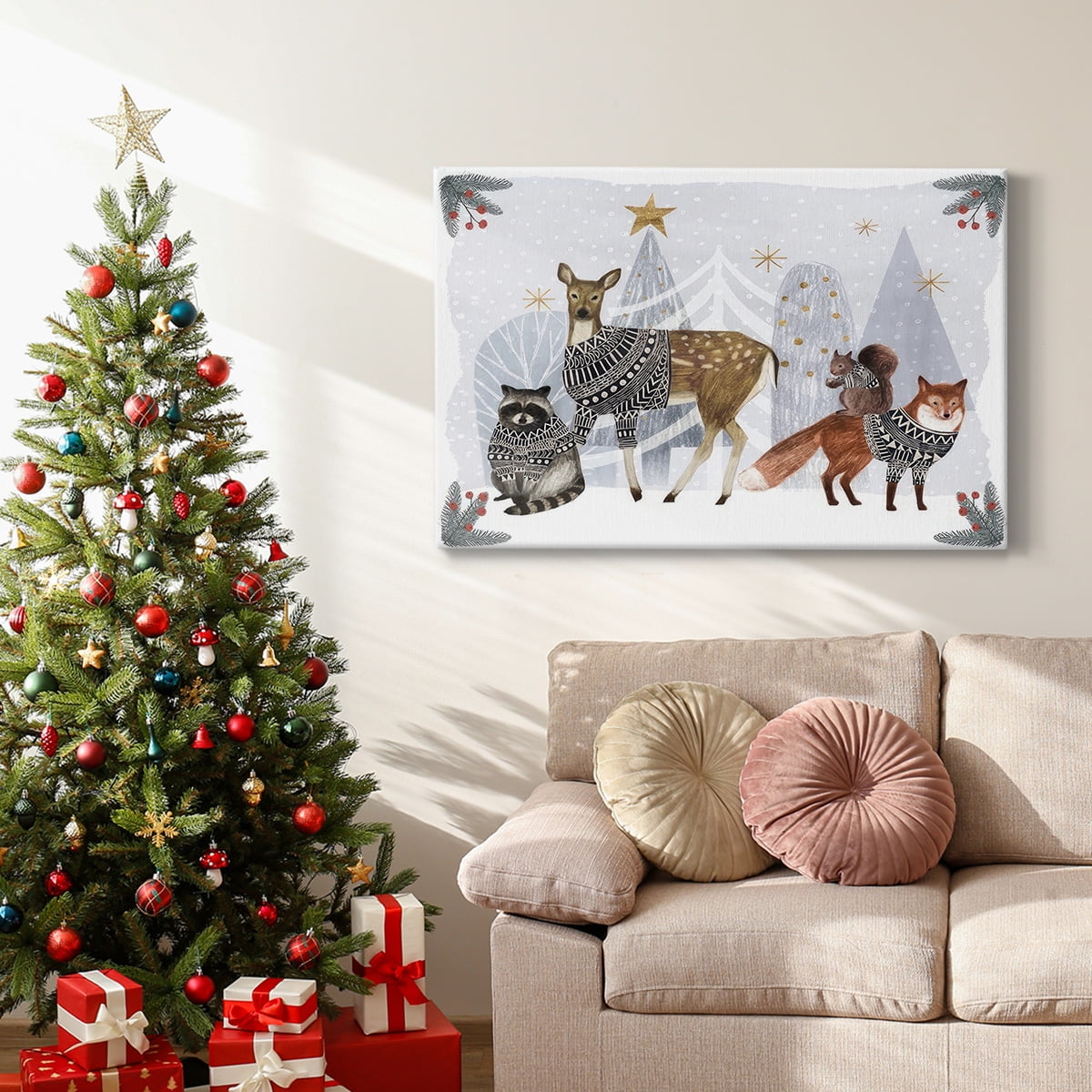 Cozy Christmas Collection A- Gallery Wrapped Canvas