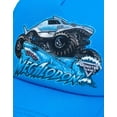 thumbnail image 4 of Monster Jam Megalodon One Size Youth Mesh Adjustable Snapback Baseball Cap Blue OS Youth, 4 of 5