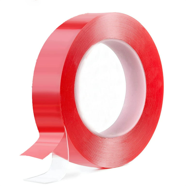 NOGIS Double Sided Tape Heavy Duty 1.57” x 33ft. Clear Mounting