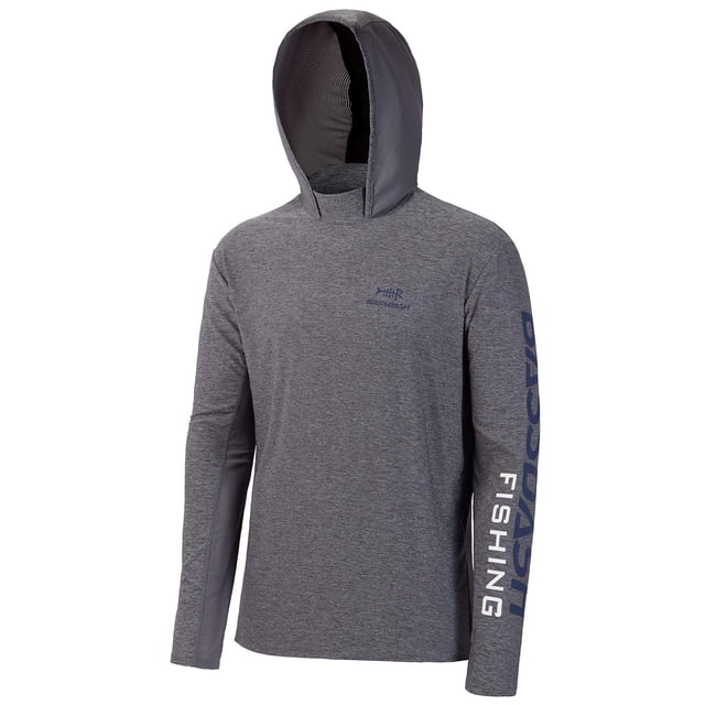 Sudadera con capucha de pesca BASSDASH UPF 50+ con protección solar UV para hombre