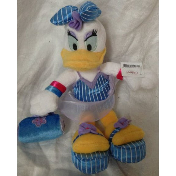 9" Plush Disney Daisy Duck Tropical Daisy Doll Toy