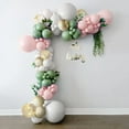 thumbnail image 2 of Sage Green and Pink Balloon Garland Kit Balloon Arch Kit, 2 of 6