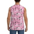 thumbnail image 4 of Kdxio Cartoon Poodle Dog for Men's Muscle T-shirt,Sleeveless for Workout Running Athletic Gym Lounge Casual, 4 of 7