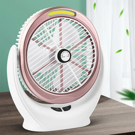 sruoe Tabletop Fan, Desk Fans Small Quiet, Desk Fan with Clip, Standing Fan, Fans for Bedroom, Personal Fan, Rechargeable Fan, Small Fans for Desk, Bladeless Table Fan, USB Table Smart Fan