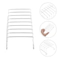thumbnail image 3 of HAMPPLIES 2Pcs Rectangular Air Fryer Toast Rack Stainless Steel for Kitchen Cooking Use, 3 of 8