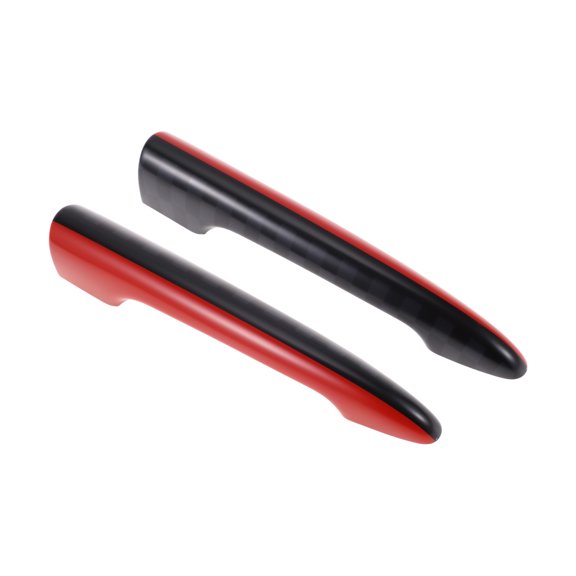 Unique Bargains Rear Trunk Door Tailgate Handle Cover for BMW Mini Cooper F54 Clubman 2014  Black,Red Decoration Accessories 2 Pcs
