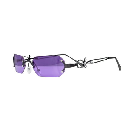 Adult Gothic Vampire Purple Glasses