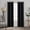 BLACK, variant on Eclipse Kendall Grommet Blackout Curtains, 84 In Long x 42 In Wide, White