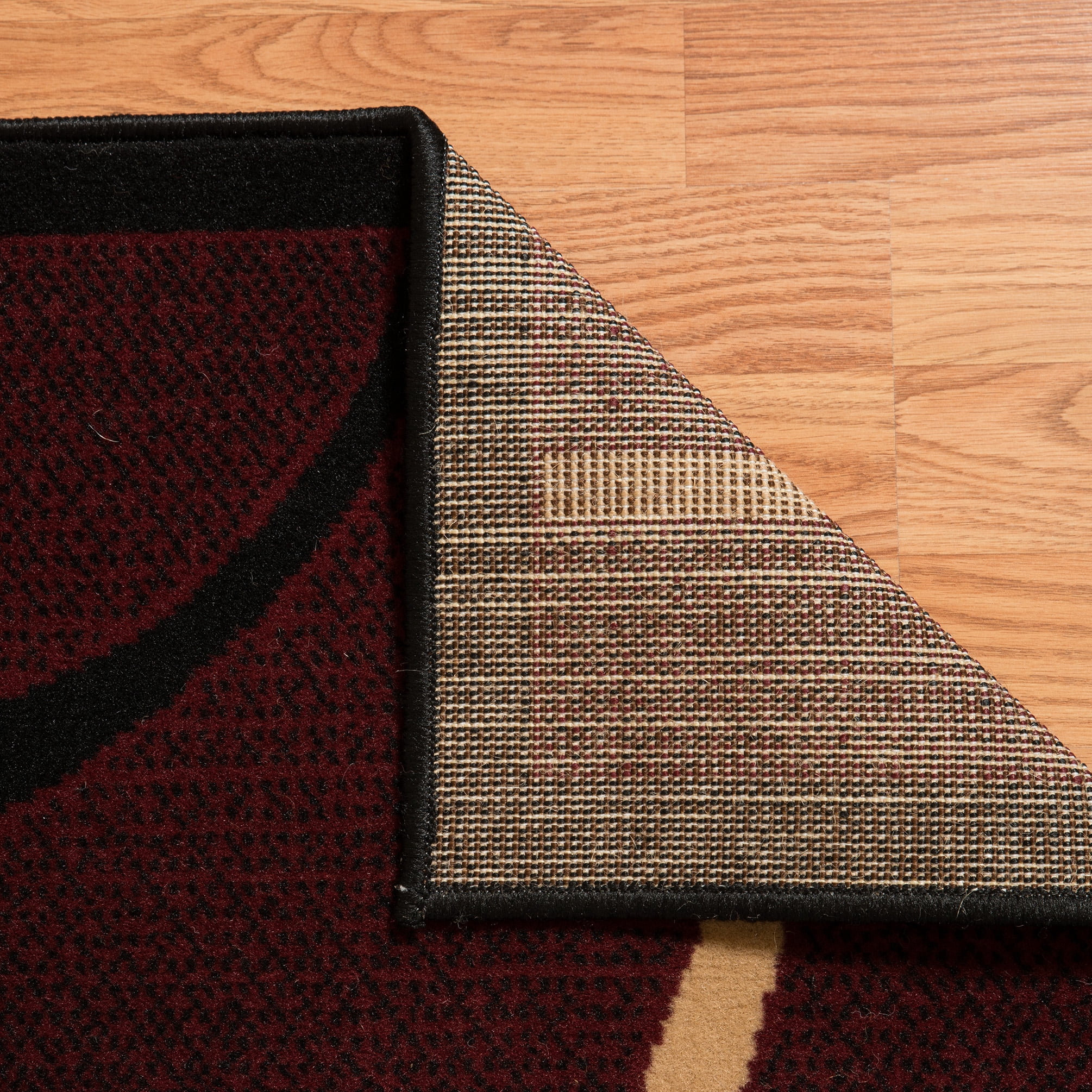 United Weavers Plaza Gigi Runner Rug, Geometric Pattern, Burgundy, 2'3 X 7'2"