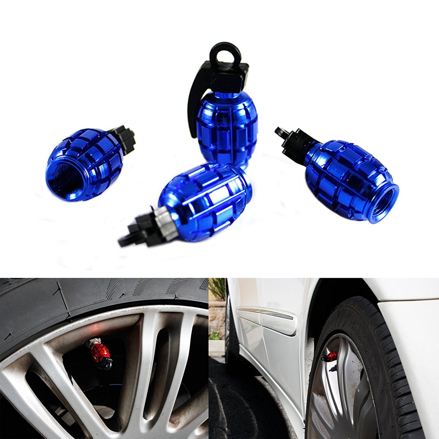 Car Accessories 4Pcs/Set Anti Theft Tire Wheel Valve Cap Cover Fit for Chevrolet 