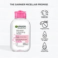 thumbnail image 6 of Garnier SkinActive Micellar Cleansing Water All in 1 Makeup Remover, Face Cleanser, 3.4 fl oz, 6 of 10