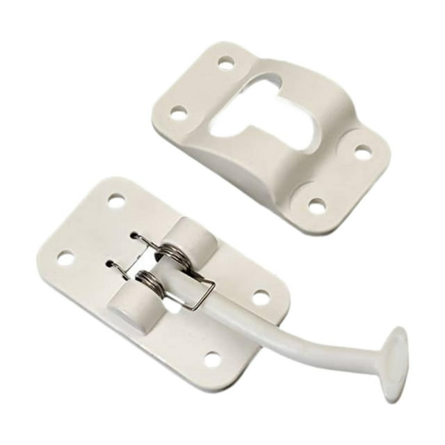 jinwen Generic RV Door Holder Latch Exterior Door Holder for s Motor Home Left Buckle White
