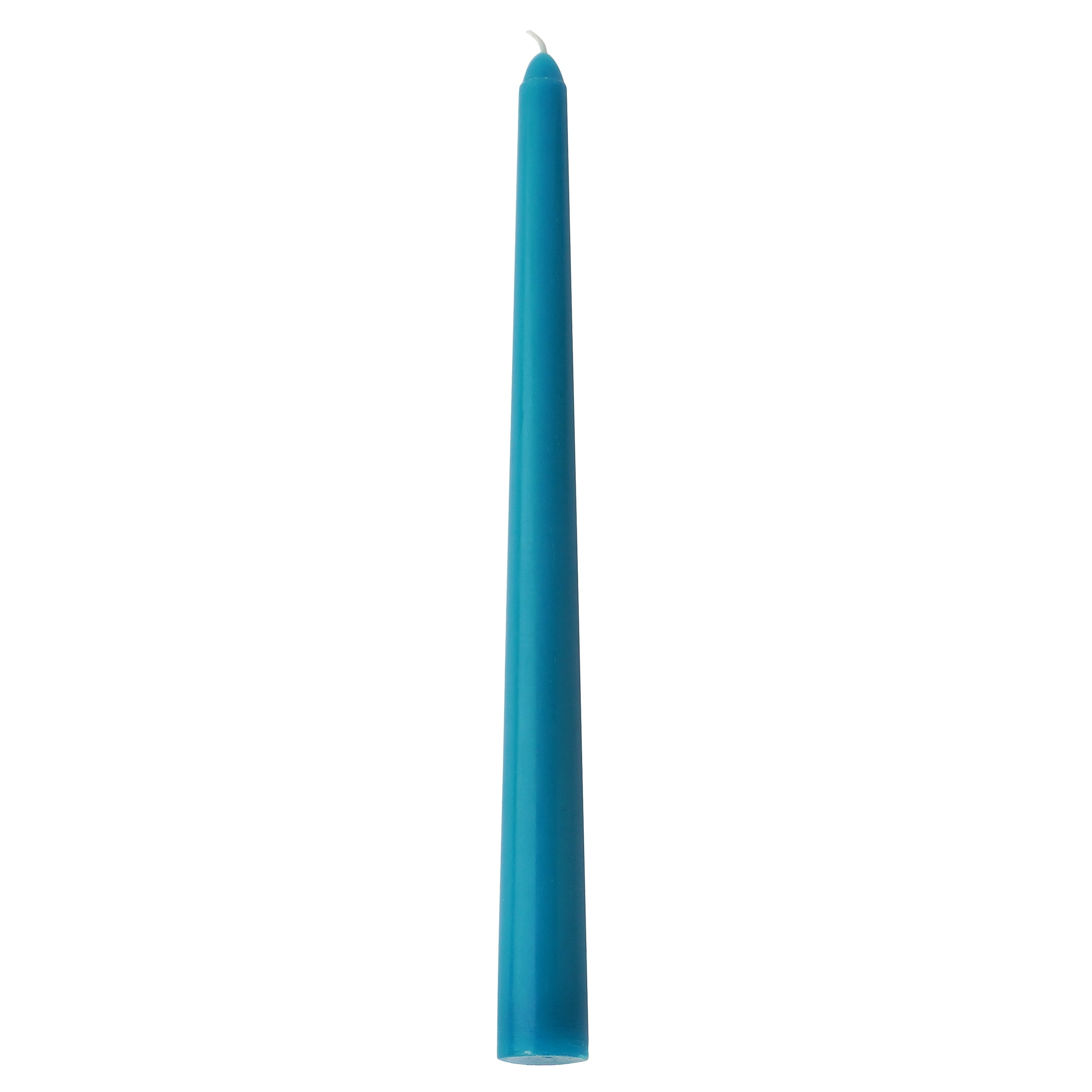 Mainstays Single Wick 10" Taper Candle, Unscented, Teal