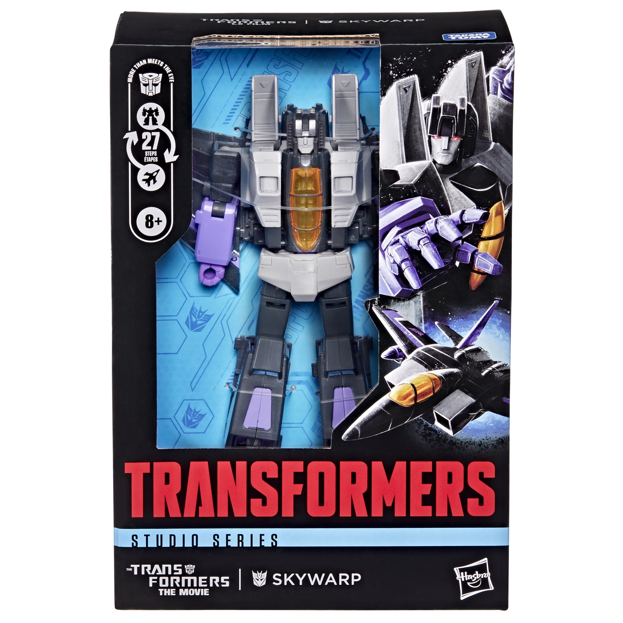 Transformers Toys Studio Series The Transformers: The Movie Skywarp Action Figure, 8+