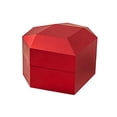 thumbnail image 3 of Caja para anillos, joyero, elegante, con forma de corazón, portátil, para guardar anillos, collares y pendientes. Reproducción de video para propuesta Rojo, 3 of 10