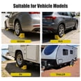 thumbnail image 3 of Yescom Premium PU Wheel Chocks w/ 5ft Rope 33,000 lbs Heavy Duty Capacity Lightweight Car Chocks for RV SUV Truck Camper, 3 of 9