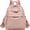 Pink, variant on Soft PU Leather Small Backpack for Women – Lightweight, Waterproof & Versatile for Daily Use with Organized Storage