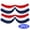2-Pack, variant on Patriotic Wall Decor 4th of July Fence Decorations American Flag Patriotic Bunting Red White Blue Banners Garlangs for Veterans Day Memorial Days Celebration Porch 1.96ft x 6.56ft 2-Pack