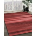 thumbnail image 2 of Ahgly Company Indoor Square Patterned Grapefruit Red Area Rugs, 4' Square, 2 of 6