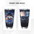thumbnail image 3 of Taza térmica duradera de acero inoxidable 304 con tapa y pajita, temática del equipo de fútbol de los Broncos, taza térmica de acero inoxidable de 20 oz, taza para automóvil, adecuada para bebidas, 3 of 8